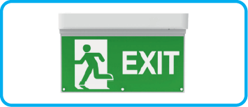 004-AZOOD Suspended LED Emergency  Exit Escape Sign Luminaire